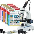 United Scope. AmScope 40X-1000X 360-Degree Rotating Monocular Head Microscope with USB Camera & Experiment Cards M158C-EXCL1-E